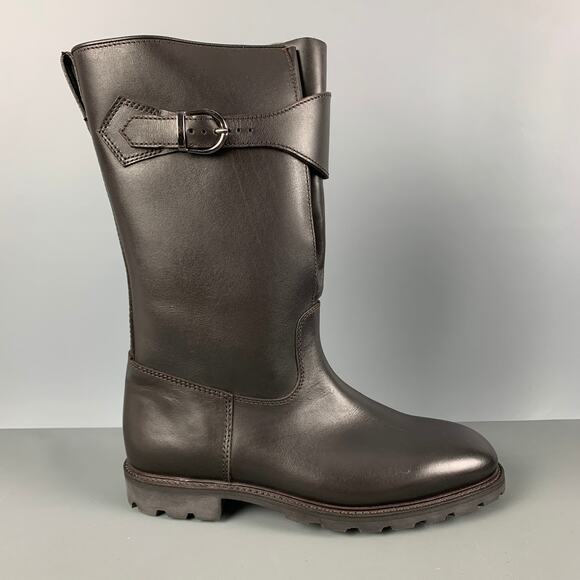 PAUL STUART Size 8 Brown Solid Leather Pull On Boots - Picture 2 of 10